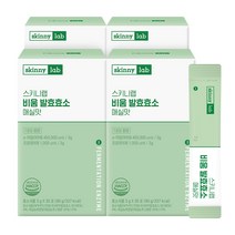 스키니랩 비움 11종 발효 효소 매실맛 30포(1개월분), 4박스