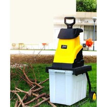 전기 분쇄기 잔가지 파쇄기 목재 농장 정원, 2500W+50m전원코드+수거함+칼날