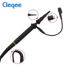 전자 측정기 Cleqee P4250 100X 오실로스코프 프로브 100:1 안전을위한 250MHz 2KV 고전압 절연 BNC 플러그, 한개옵션0