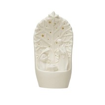Creative CoOp St원ware Holy Family with LED Light 화이트