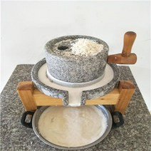 맷돌 절구 수동 두부 콩 국수 믹서 전통 회전 음식, 삼각대가 있는  20x30