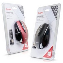 마우스 DDZONE (DM-W100) 무선 (검정 레드 2종) 초저가 / 유선