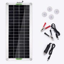 태양광 패널 휴대 캠핑 랩탑 집열기 태양열 보조, 30W 태양광 패널