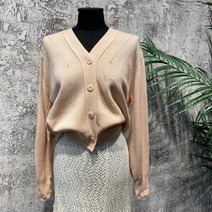 시슬리 V넥 펀칭 숏가디건 SAKC09111 LP