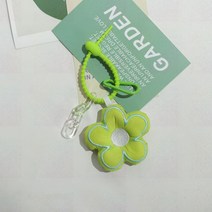 가방키링 섬세한 작은 꽃 열쇠 고리 귀여운 컬러 매칭 자동차 맞춤형 가방 펜던트 커플 선물