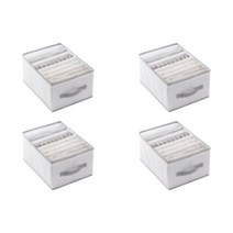 의류 수납 서랍 장속 속옷 정리함 칸막이 4p, 9칸4p