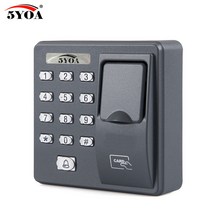 지문인식 BX6FY 생체 인식 지문 액세스 제어 기계 디지털 전기 RFID 리더 스캐너 센서 코드 시스템 도어 잠금 장치
