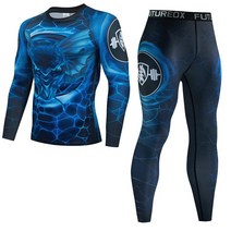 주짓수 도복 띠 벨트 유도복 Bjj-MMA 티셔츠 + 바지 세트 GI 킥복싱 남성 키트 MMA 압축 의류 Jiu jitsu 레