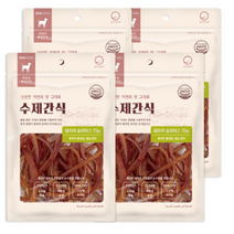 굿데이 강아지 수제간식 70g, 40개, 돼지귀 슬라이스