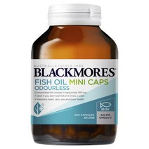 블랙모어스 Blackmores Fish Oil 무향 피쉬오일 1000mg 미니 200캡슐, 1팩