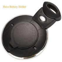 미니쿠퍼 Jingyuqin 3 버튼 교체 원격 자동차 키 쉘 케이스 Fob BMW 미니 쿠퍼 R56 스마트 블레이드, 02 Have Battery Holder