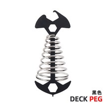 캠핑인디언텐트 캠핑용텐트데크팩 스텐레스 패널 후크 고강도 스프링 리프팅 단추 밴딩 완충 4270685023, GK20 스프링 후크 블랙