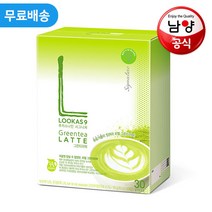 남양 루카스나인 그린티라떼 30T, 단품, 단품