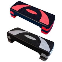 [런웨이브] 특대형 스텝박스 3단조절 계단운동 유산소운동, 특대형-블랙그레이