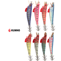 금호조침 New 삼봉에기 9cm 11cm 생미끼+에기 한치 갑오징어 쭈꾸미 무늬오징어, 9cm 1)블루핑크