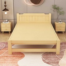 접이식 매트리스받침대 침대 프레임 원목 단단한 나무, 폭 100CM (