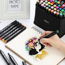 드로잉펜 디자인 마카펜 60색 마카세트 80색 미술, 2-마카펜세트-80색