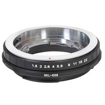 (에서 선박 us) Foleto DKL 어댑터 링 DKL-AI Voigtlander Deckel 렌즈 대 한 Canon EOS Nikon 소니호환 Pe, 01 DKL-FOR EOS