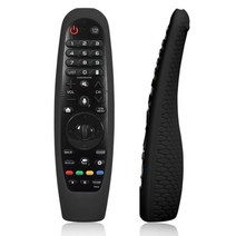 LG 전자 AN MR600 MR650 MR18BA MR19BA MR20GA 매직 원격 실리콘 커버에 대 한 TV 제어 커버 부드러운 색상 보호 케이스, 검은색