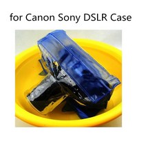 호환 케이스 캐논 니콘 DSLR SLR 용 방수 투명 카메라 수중 하우징 파우치 PVC 디지털 렌즈 드라이 프로텍터