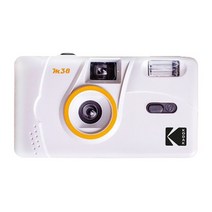 kodak 필름 카메라 m35 m38 레트로 카메라 kodak 필름에 반복 플래시 기능 일회용 필름 기계, m38 화이트, 2롤 필름으로