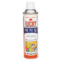 럭키 락카스프레이 형광락카 페인트 윤활방청제 녹방지스프레이 형광도료 칼라락카, 선택01 흑무광