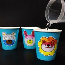 색깔이 변하는 신기한 종이컵 만들기 (5인) 초등 과학 실험 방과후 수업 재료