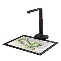 VIISAN S21 A2/A3 대형 오버 헤드 북 및 문서 스캐너 23MP 고해상도 자동 플랫 지원 다국어, 01 Black