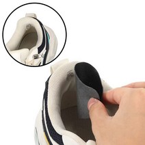 구두 운동화 발 뒤꿈치 뒷꿈치 까짐 보호 수선 패드 대 보호 까짐 발, 화이트, 1개