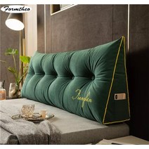 침대 등받이 삼각 쿠션FORMTHEO-큰 긴 웨지 베개 장식 홈 침대 머리판 등 쿠션 싱글 더블, 08 as picture_01 60x50x20cm
