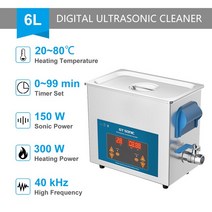 공업용청소기 강력흡입 산업용 진공청소기 GT SONIC-휴대용 울트라소닉 클리너 6L 150W 울트라사운드 클, 01 VGT-1860QTD_02 EU, 02 VGT-1860QTD-6L_02 EU