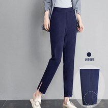 리프 앤 옆트임 일자 슬랙스