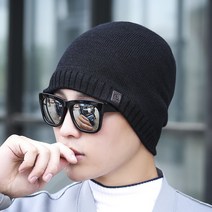 메리노울내의 내복 남성용 100% 호주 메리노 울 비니 모자 가볍고 따뜻한 해골 모자 모자