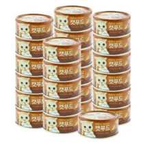 사조 캣푸드 간식캔 생선, 가쓰오부시, 5개입