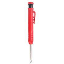 단단한 목수 기계식 연필 세트 목공 도구 3 색 리필 시공 작업 마킹 스크라이버, [01] Red Pen
