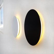 LED 원형 벽부등 써클 벽등 9W, 10286.전구색(노란빛), 원형 벽부등 9W(블랙)