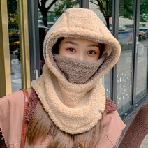 호쿠호니 털모자스키귀덮개 귀막이모자 겨울작업 뽀글이군밤 보드귀달이