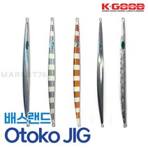 배스랜드 오토코 지그 방어 부시리 참치 메탈지그 롱지그 루어낚시 버티컬지그 Otoko JIG 180g 200g 230g 290g, 290g No.007
