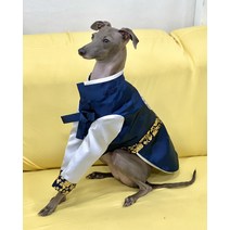 이탈리안 그레이하운드 한복 설 추석 명절 전통 소품, 석류-분홍