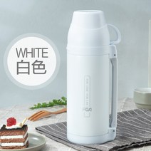 텀블러 아기외출 분유타기 애기 아웃도어 1000ml 분유보온병, T02-화이트