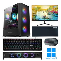 포유컴퓨터 모니터 풀세트 게이밍 조립 컴퓨터 PC 본체 최신 고사양 윈도우 롤 배그, 20번_에디션, 05. 32인치 게이밍