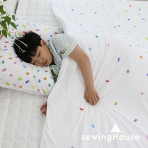 [커트지 3마(160cmX280cm)]마이크로화이바 최고급DTP프린팅 침구커트지원단 레고