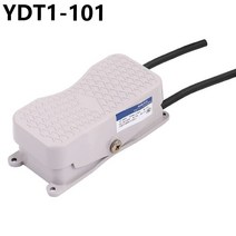 풋 스위치 페달 푸시 버튼 컨트롤러 YDT1-20 101 와이어 알루미늄 케이스가있는 역방향 이중 제어 단일 삼상 모터 220