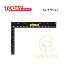코지 직각자 CZ-SM-300 200x300mm 평형 목공 정밀 수직자 측정도구 눈금자 가성비 90도 TOOLSTAR 카리스툴, 1개