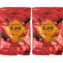 노브랜드 카라멜앤비스킷 초코바 240g, 2개
