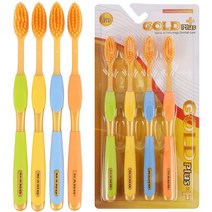 하람커머스 골드플러스 금칫솔4P세트, 1세트, 4개