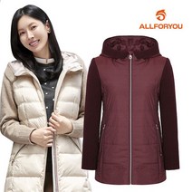 [올포유] [모델착장] 여성 후드 패딩 가디건 AWSCJ8203-415_G