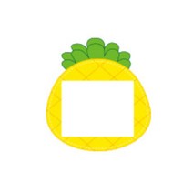 굿템 어린이집명찰 유니아트 초등 과일 명찰 10개 95x90mm 파인애플 유니아트 어린이집명찰 유아명찰, For▶본본품★º