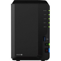 가정용nas nas구축 nas Synology-DS220 + NAS 2 베이 디스크 스테이션 2GB DDR4 RAM 클라우드 스토리지, 01 DS220 plus