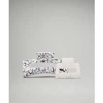 미국 룰루레몬 LULULEMON 207861 초대형 + 미디엄 클로 헤어 클립 2팩 - 앤틱 화이트/블랙/화이트 오팔/실버스톤, Antique White/Black/White Opal
